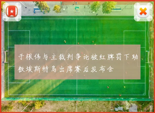 于根伟与主裁判争论被红牌罚下助教埃斯特乌出席赛后发布会